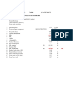 Bridge @: Abstract of Hydraulic Particulars