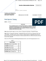 Fuel Injector Timing: Notice