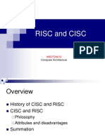 Risc and Cisc: Computer Architecture