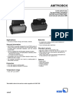 Amtrobox: Limit Switch Box For Pneumatic Actuators Actair and Dynactair, and Manual Actuators MR