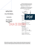 Steel Structures Design and Behavior 5E Solution Manual CHUA PDF