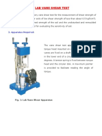 Lab Vane Shear Test