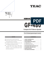 Teac GF 480 Service Manual