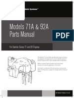 Jake Brake Parts Manual 71 92