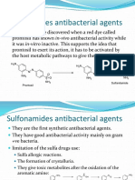 Sulfonamides Antibacterial Agents