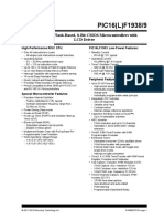 Datasheet 16F1938 PDF