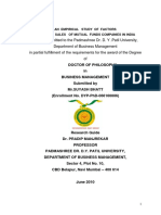 An Empirical Study of Factors Affecting Sales of Mutual Funds Companies in India