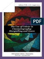 The Use of Colour in Cinematography Storytelling Genre PDF