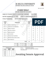 ANIETO Second Semester Result