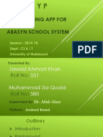 Kids Learning App For Abasyn School System: Session: 2014-18 Dept.: CS & I T University of Malakand