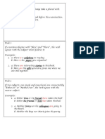 Subject Verb Agreement