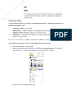 MS Visio Formatting