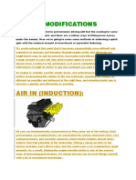 Engine Modifications: Air in (Induction)