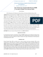 Performance Evaluation of Wastewater Treatment Plant Based On MBBR Technology - A Case Study of Kaithal Town, Haryana (India) - IJAERDV04I0679841