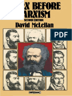 David McLellan (Auth.) - Marx Before Marxism-Palgrave Macmillan UK (1980) PDF