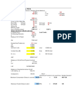 Design of Pile-Stress - P214: 905 MM 7540 0.96 % Stress Check For Critical Load Case Load Comb