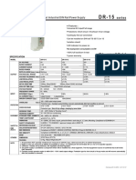 15W Single Output Industrial DIN Rail Power Supply: Series