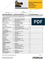 Safety & Maintenance Checklist - D7E Track-Type Tractors V0611.2