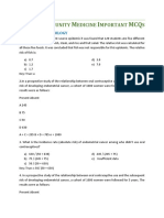 Community Medicine MCQs PDF