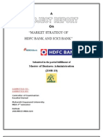 Market Strategy of HDFC and Icici Bank