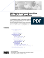 LAN Baseline Architecture Branch Office Network Reference Design Guide