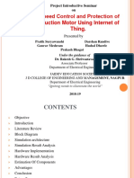 "Speed Control and Protection of Induction Motor Using Internet of Thing