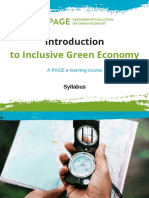 Introduction To Green Economy Syllabus PDF