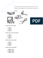 Light Energy Quiz