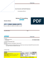 Entune IT Consulting: Test Case Scenarios and Result Summary