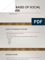 The Bases of Social Power