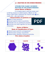 Chapter 1 Matter in Our Surroundings