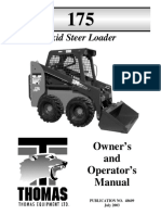 Skid Steer Loader: Owner's and Operator's Manual