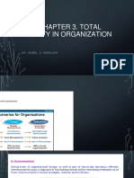 TQM Chapter 3-Total Quality in Organization