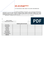 Authority To Request For Deposit and Credit Account Information