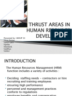 Thrust Areas in Human Resource Development - Final