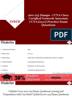 200-125 Dumps - CCNA Cisco Certified Network Associate CCNA (v3.0) Practice Exam Questions