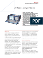 TM1800 Circuit Breaker Analyzer System: Programma