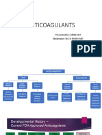 Anticoagulants: Presented By: ABHILASH Moderator: DR CH RAHUL MD