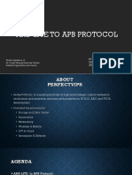 Ahb-Lite To Apb Protocol: BY Shraddha Devaiya EC - 018 Anand Therattil EC - 092