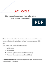 Cardiac Cycle: Mechanical Event and Their Electrical and Clinical Correlation