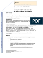 Fluoroscopic Evaluation of Oropharyngeal Dysphagia - Anatomic, Technical, and Common Etiologic Factors - Manuscrito