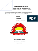 Project On Chocolate Industry