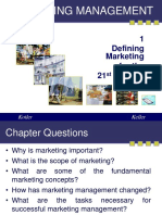 Kotler Chapter 01 Marketing Lec 01 and 02 PDF