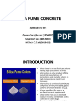 Silica Fume Concrete: Submitted by