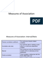 Measures of Association