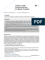 Synchronization and Artificial Insemination Strategies in Beef Cattle