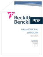 Organizational Behaviour: Term Report