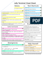 Terminal Cheat Sheet