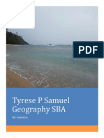 Geography Sba 