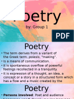 Poetry: By: Group 1